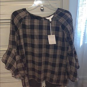 Lauren Conrad Plaid Top